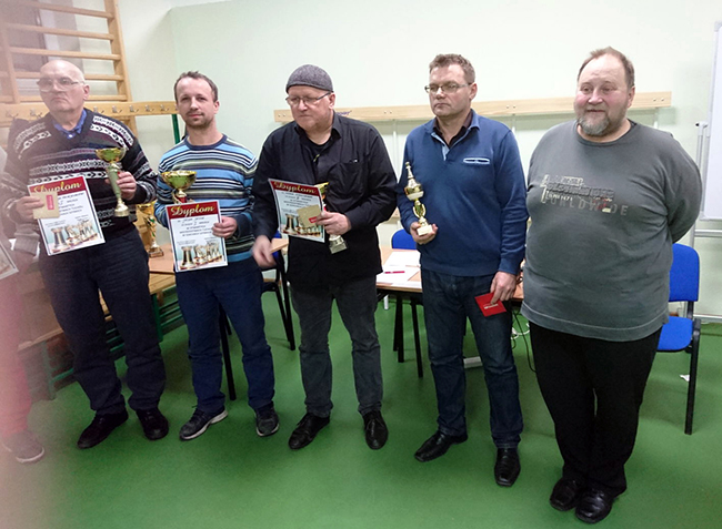 Nagrodzona 3 zawodników tzw.podium